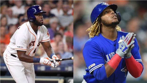 Yordan Alvarez Vladimir Guerrero Jr. , The Canadian Press Yordan Alvarez Vladimir Guerrero Jr.