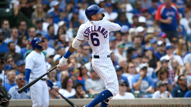 Nicholas Castellanos homers twice, Chicago Cubs cruise past