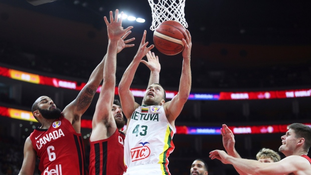 Lithuania's Lukas Lekavicius, The Canadian Press Lithuania's Lukas Lekavicius