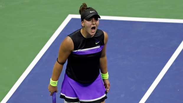 Bianca Andreescu, The Canadian Press Bianca Andreescu