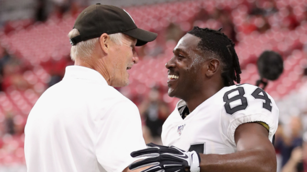 Mike Mayock and Antonio Brown, Getty Images Mike Mayock and Antonio Brown