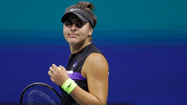 Bianca Andreescu, The Canadian Press Bianca Andreescu