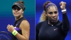 Bianca Andreescu and Serena Williams