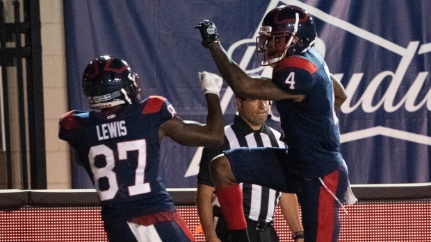 Montreal Alouettes celebrate