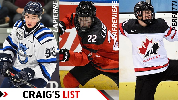 Craig Button S List Canadian Forwards Dominate Top Of First Nhl Draft Rankings Tsn Ca