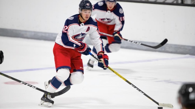 Alexandre Texier, twitter.com/@BlueJacketsNHL Alexandre Texier