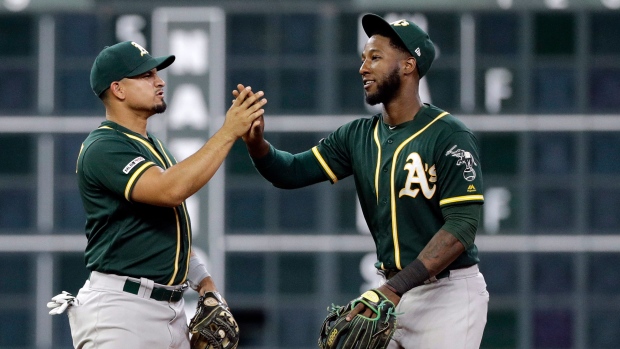 Franklin Barreto and Jurickson Profar