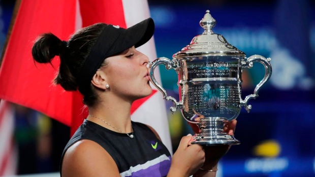 Bianca Andreescu, The Canadian Press Bianca Andreescu
