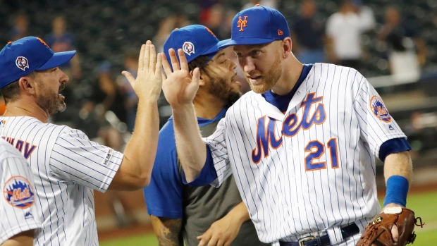 New York Mets celebrate, The Canadian Press New York Mets celebrate