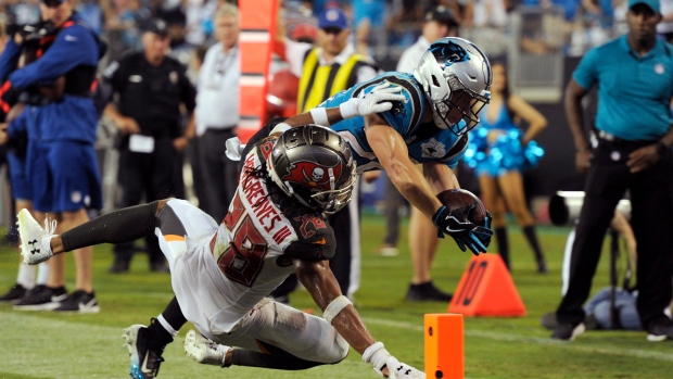 Vernon III Hargreaves and Christian McCaffrey, The Canadian Press Vernon III Hargreaves and Christian McCaffrey