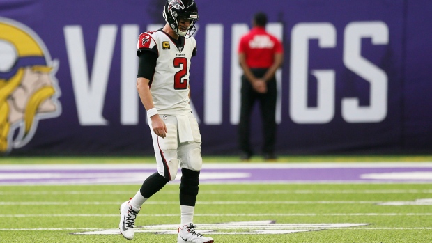 Falcons quarterback Matt Ryan , The Canadian Press Falcons quarterback Matt Ryan