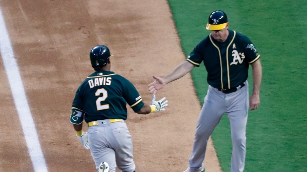 Khris Davis, The Canadian Press Khris Davis