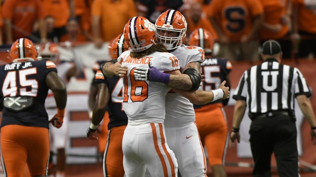 Trevor Lawrence and Chandler Reeves, The Canadian Press Trevor Lawrence and Chandler Reeves