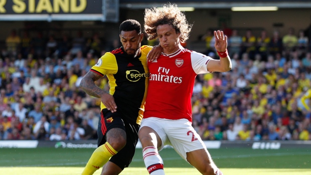 David Luiz, right, Abdoulaye Doucoure, The Canadian Press David Luiz, right, Abdoulaye Doucoure