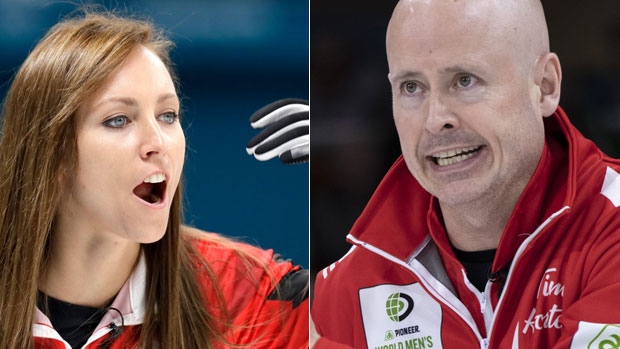 Rachel Homan and Kevin Koe