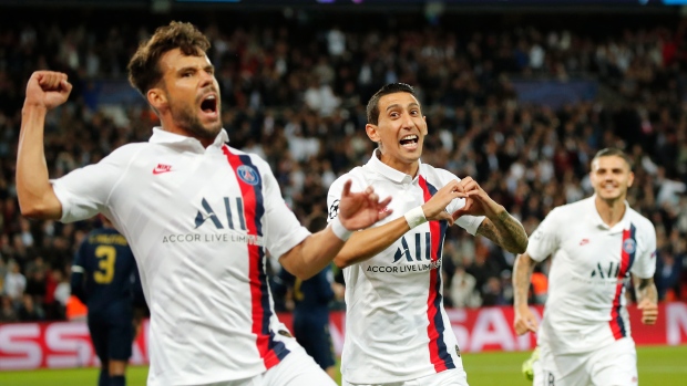 Angel Di Maria, Juan Bernat, Mauro Icardi , The Canadian Press Angel Di Maria, Juan Bernat, Mauro Icardi