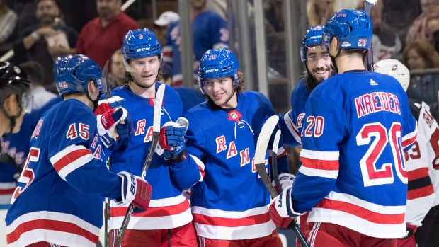 Artemi Panarin, Rangers Celebrate