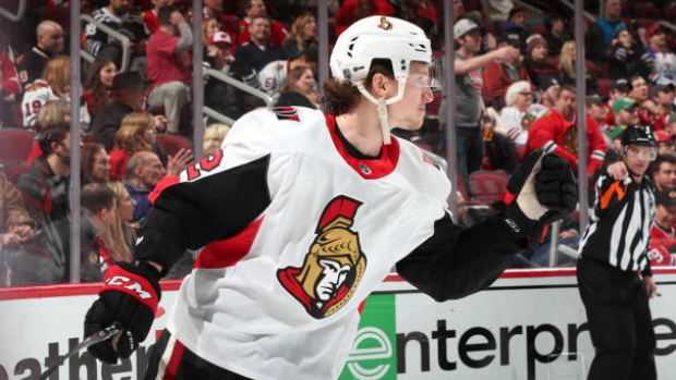 Ice Chips: Thomas Chabot on the ice at Ottawa Senators morning skate 