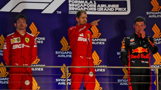 Charles Leclerc Sebastian Vettel Max Verstappen, The Canadian Press Charles Leclerc Sebastian Vettel Max Verstappen