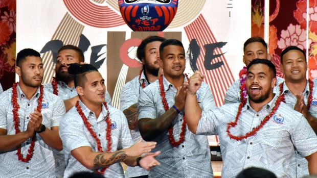 Samoa rugby team , The Canadian Press Samoa rugby team