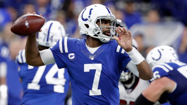 Jacoby Brissett, The Canadian Press Jacoby Brissett