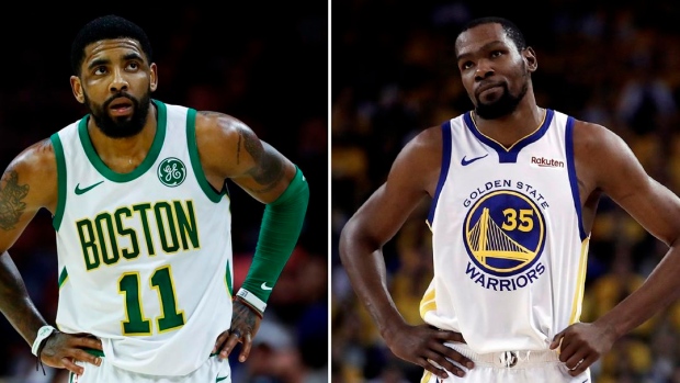 Kyrie Irving and Kevin Durant, The Canadian Press Kyrie Irving and Kevin Durant
