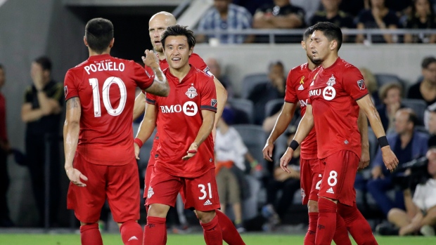 Toronto FC celebrates