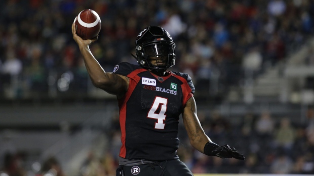 Dominique Davis, Courtesy of CFL.ca Dominique Davis