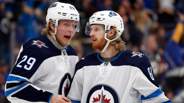 Patrik Laine and Kyle Connor 