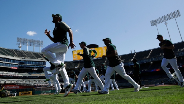 Oakland Athletics, The Canadian Press Oakland Athletics
