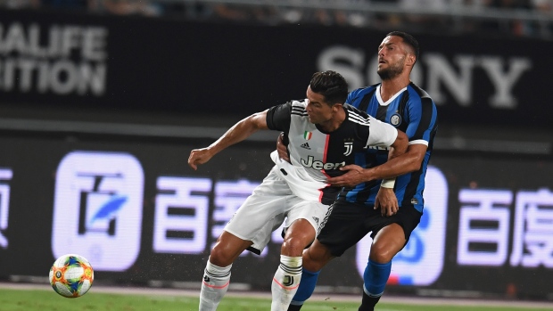 Cristiano Ronaldo and Danilo D'Ambrosio, Claudio Villa - Inter/FC Internazionale via Getty Images Cristiano Ronaldo and Danilo D'Ambrosio