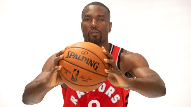 Raptors forward Serge Ibaka , The Canadian Press Raptors forward Serge Ibaka