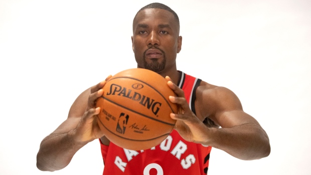 Raptors forward Serge Ibaka 