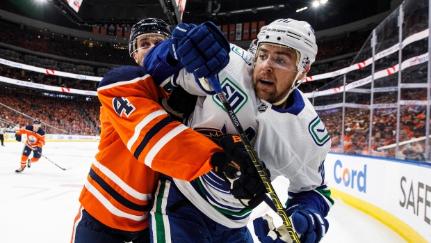 Kris Russell Tanner Pearson, The Canadian Press Kris Russell Tanner Pearson