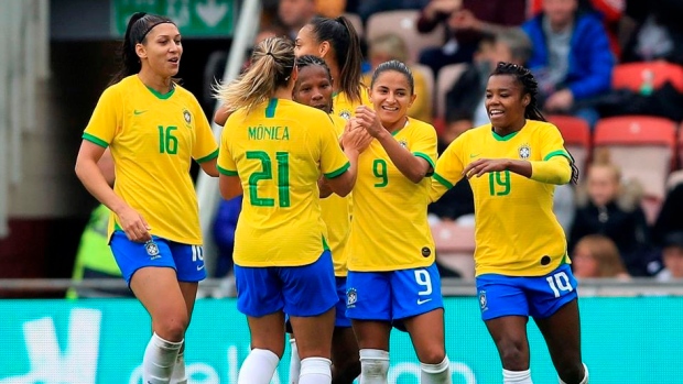 Brazil women's soccer team, The Canadian Press Brazil women's soccer team