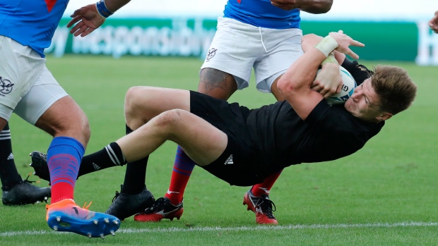New Zealand's Jordie Barrett , The Canadian Press New Zealand's Jordie Barrett