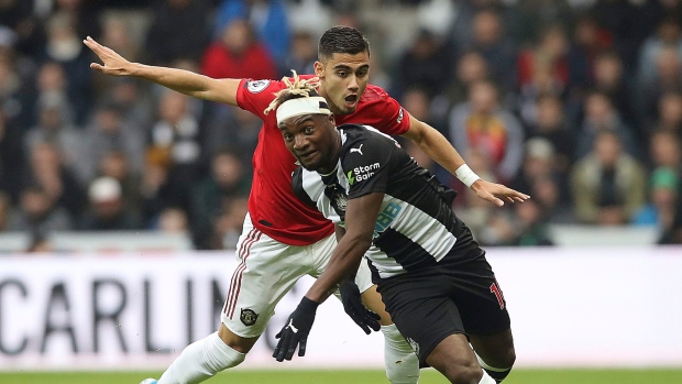 Newcastle United's and Manchester United's Andreas Pereira, The Canadian Press Newcastle United's and Manchester United's Andreas Pereira