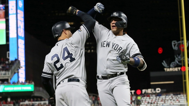 Gleyber Torres and Gary Sanchez, The Canadian Press Gleyber Torres and Gary Sanchez