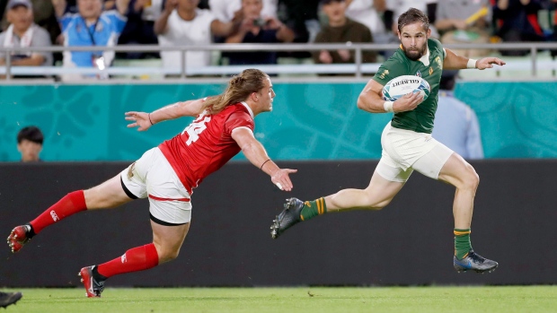Cobus Reinach, The Canadian Press Cobus Reinach