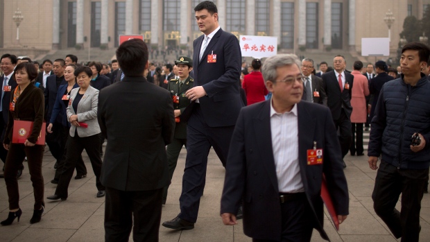 Yao Ming, The Canadian Press Yao Ming