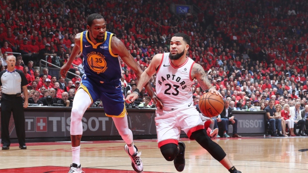 Kevin Durant, Fred VanVleet 