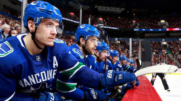 Bo Horvat, Canucks bench