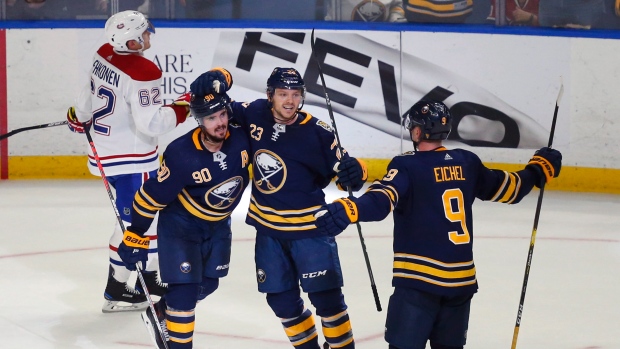 Buffalo Sabres celebrate