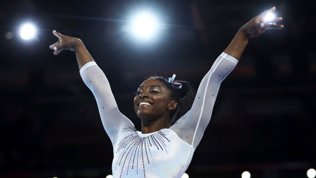 Simone Biles, The Canadian Press Simone Biles