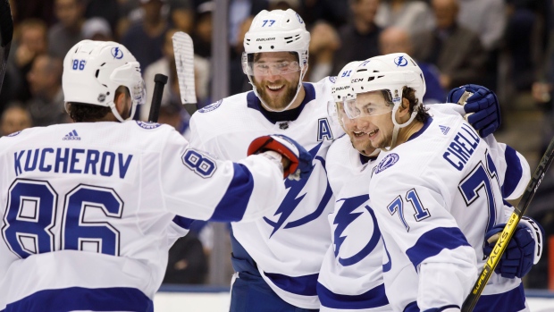 Tampa Bay Lightning celebrate