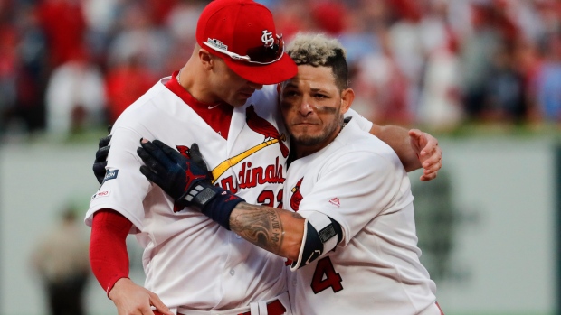 Jack Flaherty Yadier Molina, The Canadian Press Jack Flaherty Yadier Molina