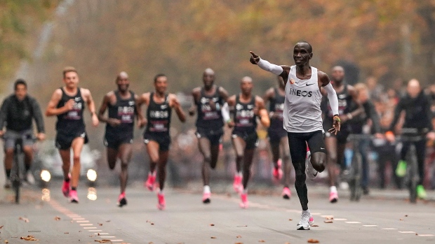 Eliud Kipchoge, The Canadian Press Eliud Kipchoge