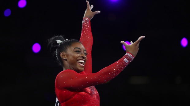 Simone Biles, The Canadian Press Simone Biles