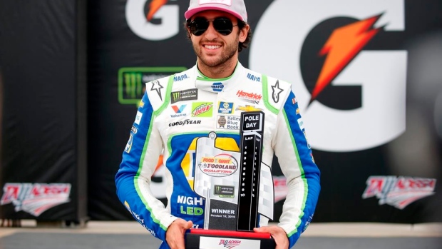 Chase Elliott leads Hendrick sweep in Talladega qualifying Article Image 0, The Canadian Press Chase Elliott leads Hendrick sweep in Talladega qualifying Article Image 0