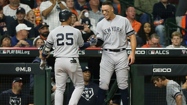 Gleyber Torres and Aaron Judge 